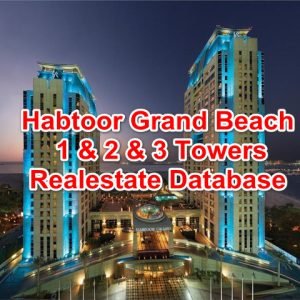 Habtoor Grand Beach 1 & 2 & 3 Towers Data Leads