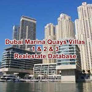 Dubai Marina Quays Villas 1 & 2 & 3 Data Leads