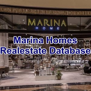 Marina homes realestate database
