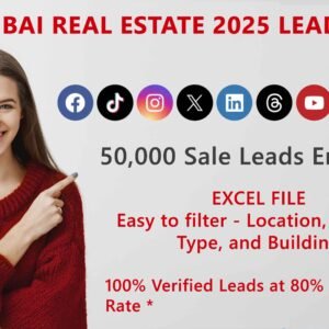 Buy UAE Dubai Real estate Offplan Project Leads 2025 Quality Leads Online
