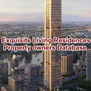 Exquisite Living Residences Property Owners Seller  Data Leads in Down town