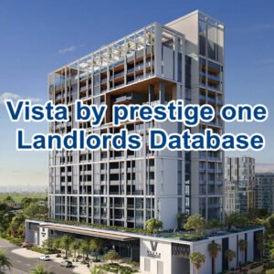 Vista by prestige one Property Owners Seller  Data Leads in Sportscity