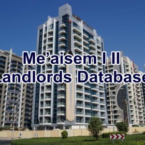 Me’aisem I II Property Owners Seller  Data Leads in Dubai