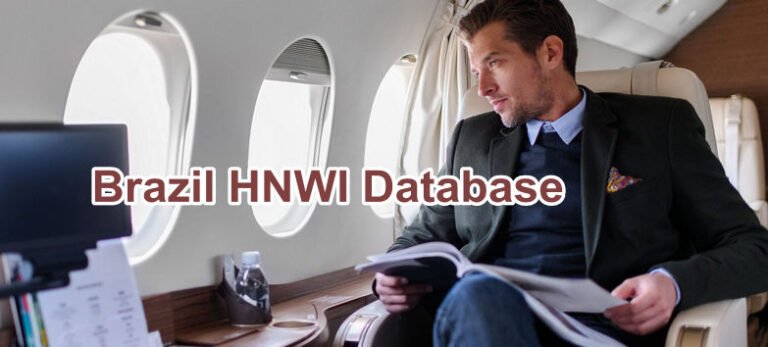 Brazil high net words individal Investers HNI Database online(6.3k)