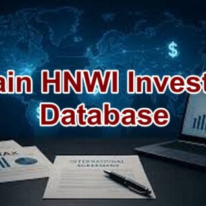 Spain high net words individal Investers HNI Database online