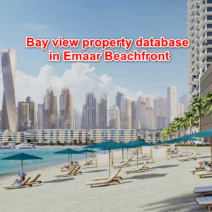 bay view property database in emaar beachfront