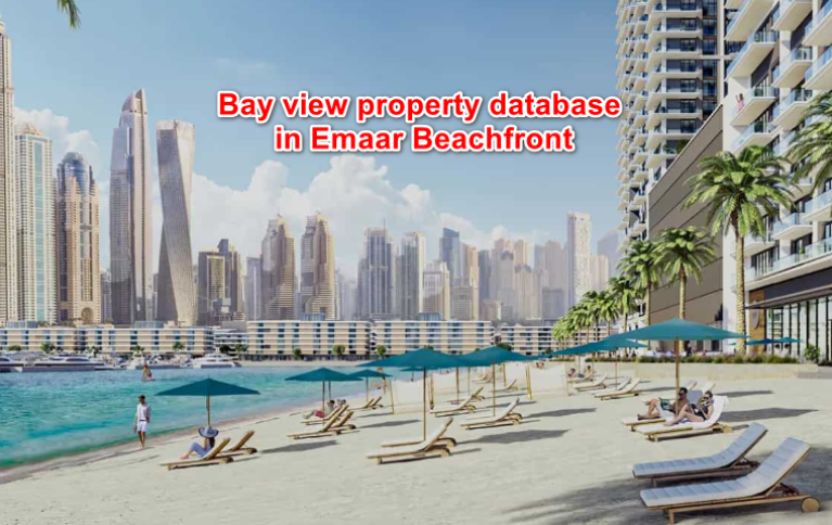 bay view property database in emaar beachfront