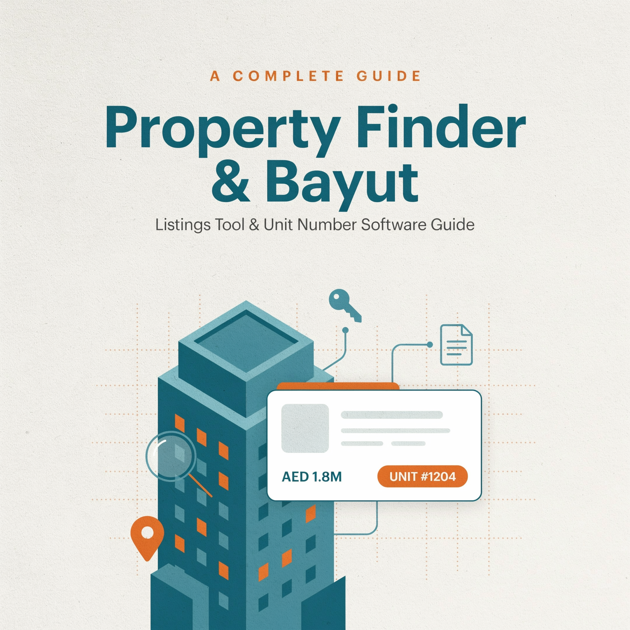Property Finder listings tool